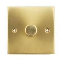 VETO SMOOTH GOLDEN 2 WAY SINGLE DIMMER SWITCH